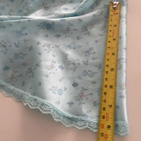 S (8-10) Vintage Jessica Just Because Sears Light Blue Floral Robe - Picture 12 of 12